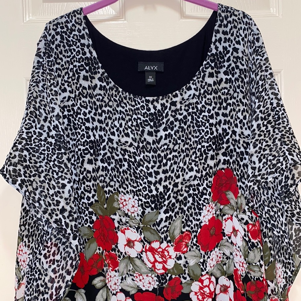 ALYX SZ 3X Sheer with tank top underneath